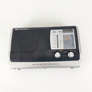 Emerson RP6251 AM/FM Weather Band Portable Radio with Digital Clock